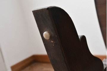 イギリスヴィンテージ　ERCOL(アーコール)　クラシカルな雰囲気漂うダイニングテーブル(4人掛け、6人掛け、食卓、作業台、ヴィンテージ、英国、北欧)(R-076002)