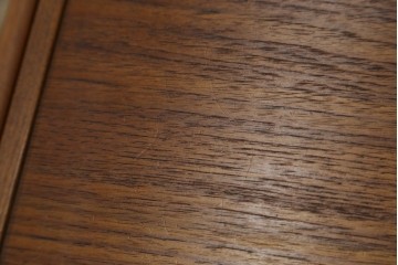 デンマークヴィンテージ　チーク材　キャスターとカゴ付きで便利なソーイングワゴン　(R-076005)