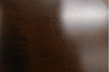 中古　美品　星野民藝(星野民芸)　個性的な木目が魅力的な飾り棚(キャビネット、シェルフ、オープンラック、本棚)(R-076007)