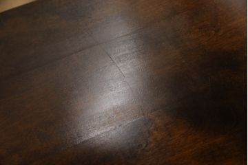 中古　美品　星野民藝(星野民芸)　個性的な木目が魅力的な飾り棚(キャビネット、シェルフ、オープンラック、本棚)(R-076007)