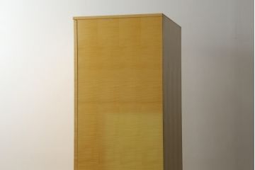 中古　松創(MATSUSO)　洗練された佇まいが魅力的な幅狭ワードローブ(洋服タンス、戸棚、収納棚、キャビネット)(R-076009)