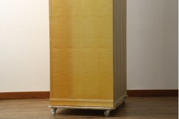 中古　松創(MATSUSO)　洗練された佇まいが魅力的な幅狭ワードローブ(洋服タンス、戸棚、収納棚、キャビネット)(R-076009)