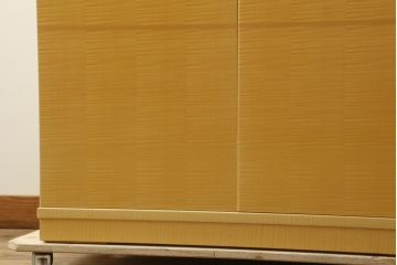 中古　松創(MATSUSO)　洗練された佇まいが魅力的な幅狭ワードローブ(洋服タンス、戸棚、収納棚、キャビネット)(R-076009)