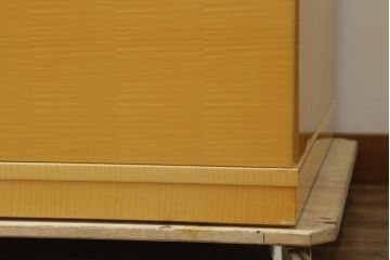 中古　松創(MATSUSO)　洗練された佇まいが魅力的な幅狭ワードローブ(洋服タンス、戸棚、収納棚、キャビネット)(R-076009)
