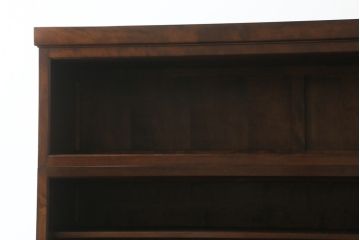 中古　美品　松本民芸家具　和モダンな雰囲気を醸し出す舞良型食器棚(キャビネット、水屋箪笥、収納棚、戸棚)(定価約133万円)(R-076011)