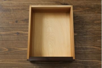 中古　美品　松本民芸家具　和モダンな雰囲気を醸し出す舞良型食器棚(キャビネット、水屋箪笥、収納棚、戸棚)(定価約133万円)(R-076011)