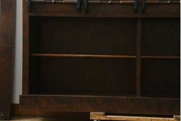 中古　星野民芸(星野民藝)　引手のデザインがおもしろいキャビネット　(R-076012)