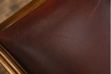 中古　スペイン製　バロッサバレンティ(VARO,S.A. VALENTI)　緩やかな曲線を描くデザインが美しいダイニングチェア2脚セット(椅子、イス)(定価2脚で約30万円)(R-076018)