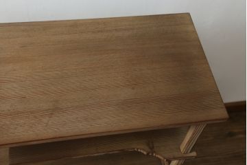 和製ビンテージ　高級杉材　流れるような美しい杢目が目を惹く飾り棚(茶棚、茶箪笥、収納棚、戸棚、キャビネット、ヴィンテージ)(R-076020)