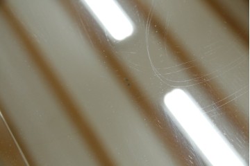 和製アンティーク　高級品!!　総桑材　上質な和の空間づくりにおすすめの彫刻入り姿見　(R-076026)