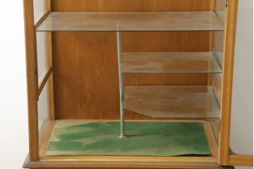 和製アンティーク　上質な作り込みの高級ガラスケース(ショーケース、飾り棚、陳列棚、店舗什器)(R-076032)