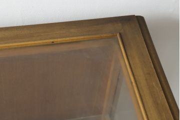 和製アンティーク　上質な作り込みの高級ガラスケース(ショーケース、飾り棚、陳列棚、店舗什器)(R-076032)