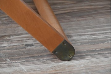 中古　HERMES(エルメス)　本革　PIPPAシリーズ　イエローカラーのレザーが魅力的な折り畳み式チェア　定価約160万円　(R-076033)