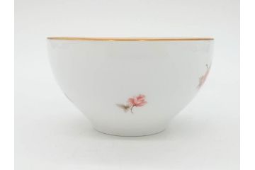 大倉陶園(OKURA、OAC)　小花　プチローズ　可憐で上品な雰囲気を醸し出す茶器セット(バラ、薔薇、急須、湯呑み5客、湯のみ、箱付き、洋食器)(R-076035)