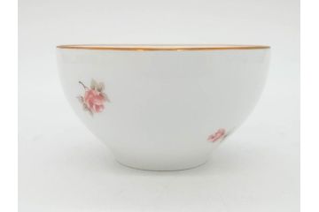 大倉陶園(OKURA、OAC)　小花　プチローズ　可憐で上品な雰囲気を醸し出す茶器セット(バラ、薔薇、急須、湯呑み5客、湯のみ、箱付き、洋食器)(R-076035)