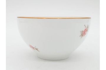 大倉陶園(OKURA、OAC)　小花　プチローズ　可憐で上品な雰囲気を醸し出す茶器セット(バラ、薔薇、急須、湯呑み5客、湯のみ、箱付き、洋食器)(R-076035)