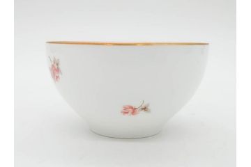 大倉陶園(OKURA、OAC)　小花　プチローズ　可憐で上品な雰囲気を醸し出す茶器セット(バラ、薔薇、急須、湯呑み5客、湯のみ、箱付き、洋食器)(R-076035)