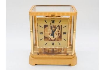 スイス　ジャガー・ルクルト　ATMOS　アトモス　空気で動く　置時計(JAEGER-LECOULTRE&CIE、ガス、箱付き、半永久)(R-076037)