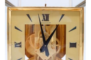 スイス　ジャガー・ルクルト　ATMOS　アトモス　空気で動く　置時計(JAEGER-LECOULTRE&CIE、ガス、箱付き、半永久)(R-076037)