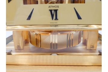 スイス　ジャガー・ルクルト　ATMOS　アトモス　空気で動く　置時計(JAEGER-LECOULTRE&CIE、ガス、箱付き、半永久)(R-076037)