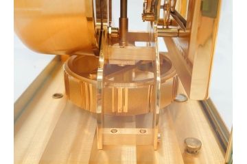 スイス　ジャガー・ルクルト　ATMOS　アトモス　空気で動く　置時計(JAEGER-LECOULTRE&CIE、ガス、箱付き、半永久)(R-076037)