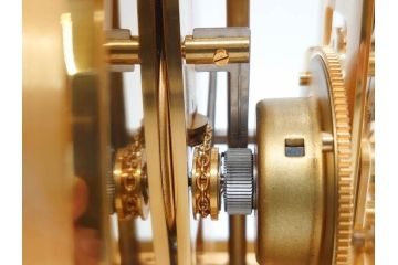 スイス　ジャガー・ルクルト　ATMOS　アトモス　空気で動く　置時計(JAEGER-LECOULTRE&CIE、ガス、箱付き、半永久)(R-076037)