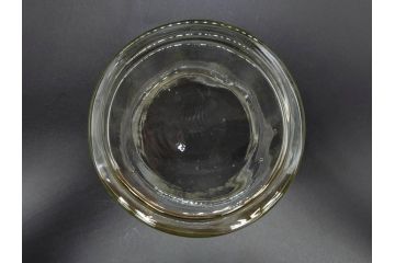 昭和レトロ　当時物　大正〜昭和初期　アルミ蓋　昔懐かしい雰囲気漂うガラス瓶3個セット(キャニスター、ガラスビン、硝子、菓子瓶、フタ付き)(R-076042)