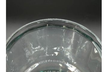 昭和レトロ　当時物　大正〜昭和初期　アルミ蓋　昔懐かしい雰囲気漂うガラス瓶3個セット(キャニスター、ガラスビン、硝子、菓子瓶、フタ付き)(R-076042)