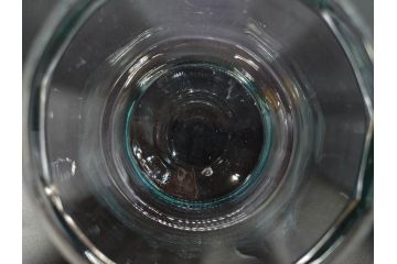 昭和レトロ　当時物　大正〜昭和初期　アルミ蓋　昔懐かしい雰囲気漂うガラス瓶3個セット(キャニスター、ガラスビン、硝子、菓子瓶、フタ付き)(R-076042)