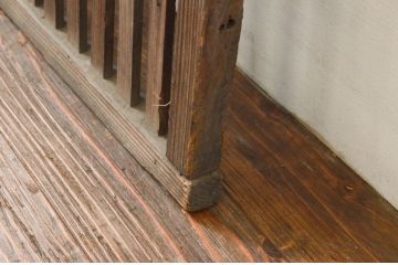 アンティーク建具　和モダンな空間づくりにおすすめの格子明り取り1枚(明かり取り、格子欄間)(R-076050)