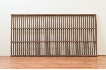 アンティーク建具　和モダンな空間づくりにおすすめの格子明り取り1枚(明かり取り、格子欄間)(R-076050)