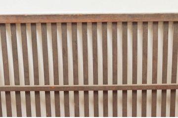 アンティーク建具　和モダンな空間づくりにおすすめの格子明り取り1枚(明かり取り、格子欄間)(R-076050)