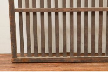 アンティーク建具　和モダンな空間づくりにおすすめの格子明り取り1枚(明かり取り、格子欄間)(R-076050)