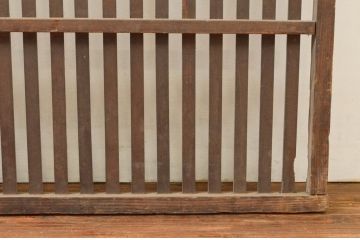 アンティーク建具　和モダンな空間づくりにおすすめの格子明り取り1枚(明かり取り、格子欄間)(R-076050)