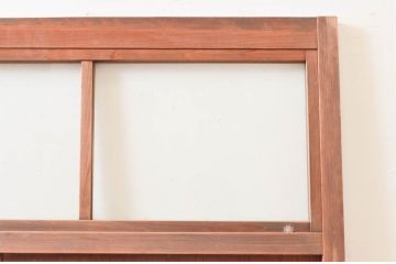 アンティーク建具　ノスタルジックな雰囲気あふれる扉1枚(ドア、ガラス戸、木製扉)(R-076051)