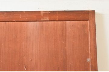 アンティーク建具　凝ったデザインが空間のアクセントになる扉1枚(ドア、ガラス戸、木製扉、ガラス扉)(R-076052)
