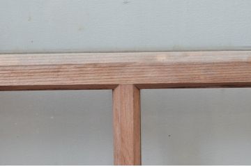 アンティーク建具　どこか懐かしさを感じるガラス窓2枚セット(引き戸、ガラス戸)(R-076064)