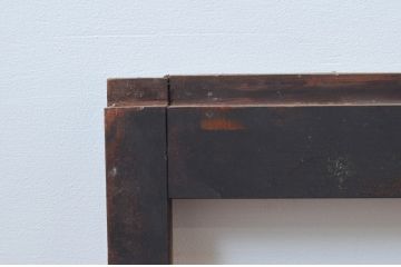 アンティーク建具　どこか懐かしさを感じるガラス窓2枚セット(引き戸、ガラス戸)(R-076064)