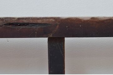 アンティーク建具　どこか懐かしさを感じるガラス窓2枚セット(引き戸、ガラス戸)(R-076064)