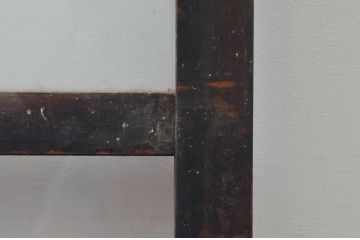 アンティーク建具　どこか懐かしさを感じるガラス窓2枚セット(引き戸、ガラス戸)(R-076064)