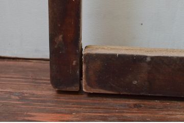 アンティーク建具　どこか懐かしさを感じるガラス窓2枚セット(引き戸、ガラス戸)(R-076064)
