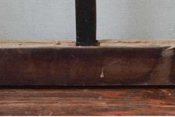 アンティーク建具　どこか懐かしさを感じるガラス窓2枚セット(引き戸、ガラス戸)(R-076064)