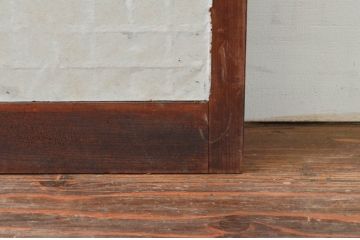 アンティーク建具　上品な組子が空間のアクセントになる障子付き書院戸4枚セット(窓、引き戸、障子戸)(R-076065)