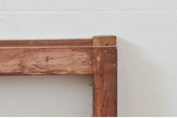 アンティーク建具　ノスタルジックな空間演出にもってこいのガラス窓2枚セット(引き戸、ガラス戸)(R-076066)