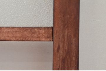 アンティーク建具　ノスタルジックな空間演出にもってこいのガラス窓2枚セット(引き戸、ガラス戸)(R-076066)
