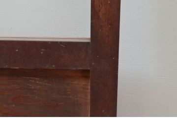 アンティーク建具　ノスタルジックな空間演出にもってこいのガラス窓2枚セット(引き戸、ガラス戸)(R-076066)