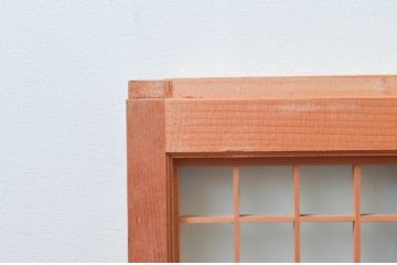 アンティーク建具　躍動感あふれる虎の彫刻が目を惹く書院戸4枚セット(窓、引き戸、ガラス戸)(R-076067)