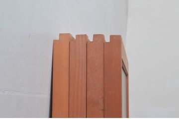 アンティーク建具　躍動感あふれる虎の彫刻が目を惹く書院戸4枚セット(窓、引き戸、ガラス戸)(R-076067)
