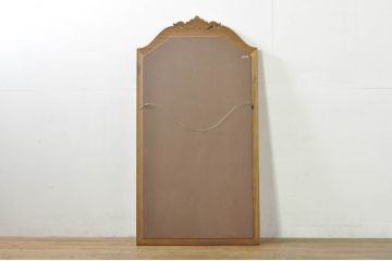 中古　DREXEL HERITAGE(ドレクセルヘリテイジ)　重厚なつくりが高級感を醸し出すウォールミラー(姿見、壁掛け鏡)(R-076073)