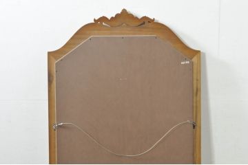 中古　DREXEL HERITAGE(ドレクセルヘリテイジ)　重厚なつくりが高級感を醸し出すウォールミラー(姿見、壁掛け鏡)(R-076073)